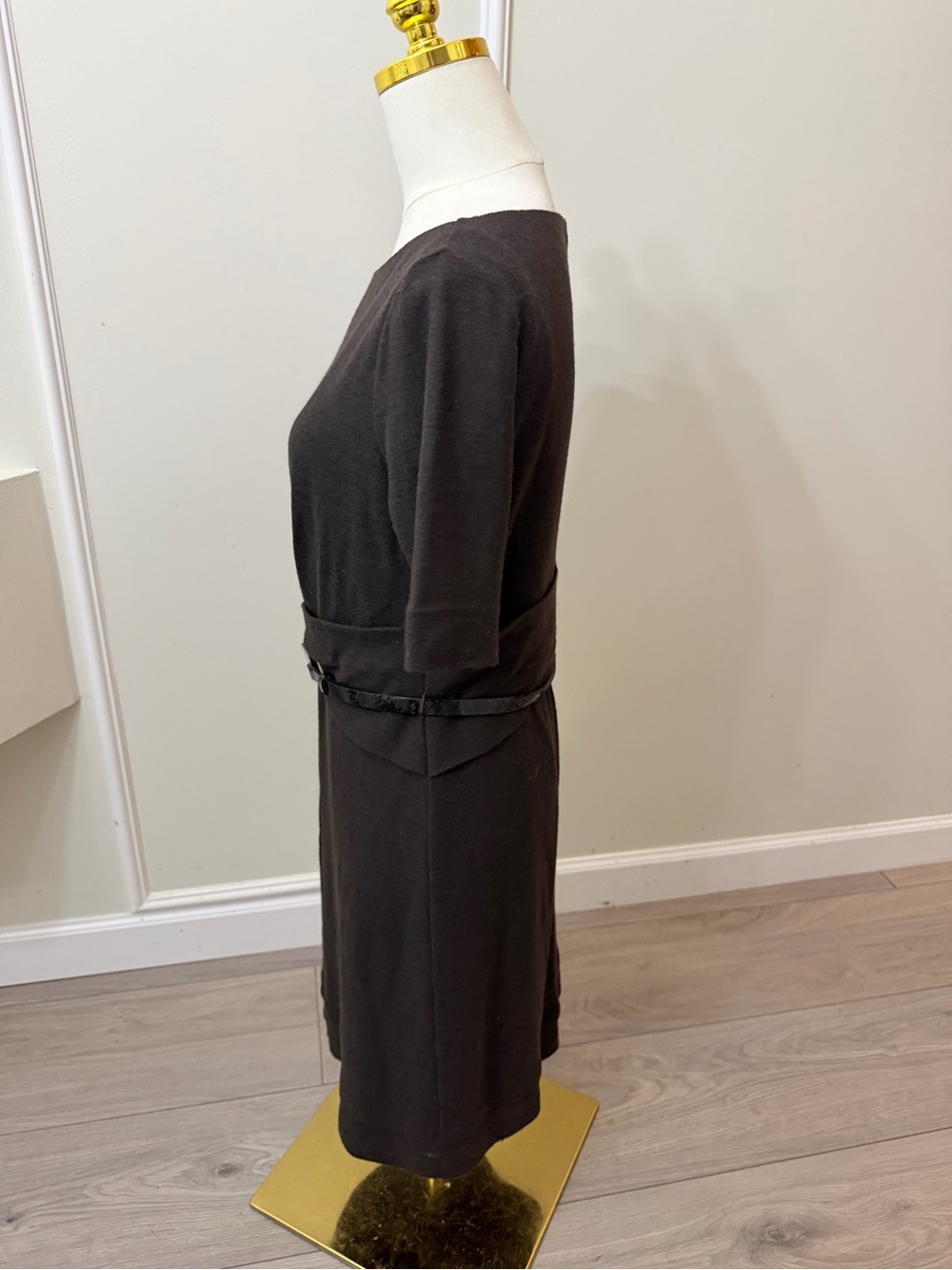 STRENESSE Black Midi Pencil Dress-Skirt with Waist Detail - Picture 5 of 9